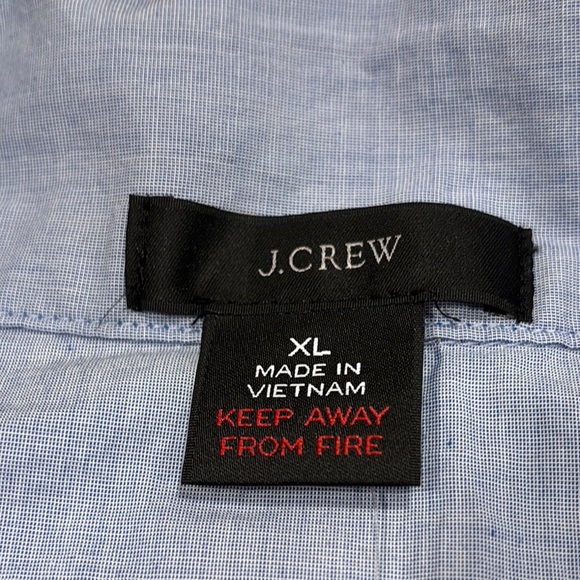 J. Crew End-on-end Cotton Pajama Short Set in Hydrangea NWT - Picture 6 of 15